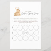 Baby Shower Bingo Game Flyer (Vorne)