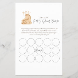 Baby Shower Bingo Game  Flyer