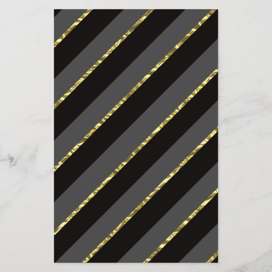 Baby Shower Bingo Game, Prince, Black and Gold Flyer (Hinten)