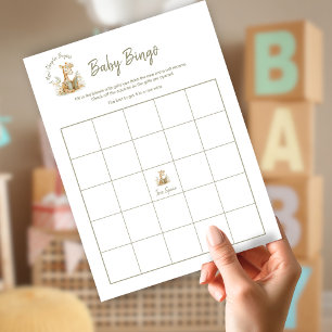 Baby Shower Bingo Spiel Neues Kapitel beginnt Gira Einladung