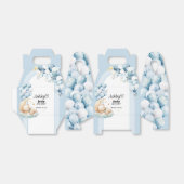 Baby Shower Blue Bars und Balloons Fvor Box Geschenkschachtel (Ungefaltet)