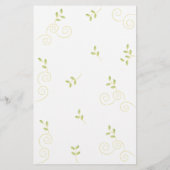 Baby Shower Blue BINGO "Gold Birds" Flyer (Hinten)