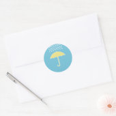 Baby Shower Blue Boy Umbrella Stickers (Umschlag)