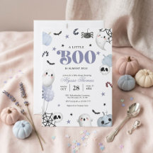 Baby Shower "Blue Little Boo kommt bald"