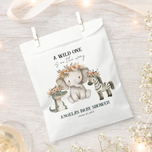 Baby Shower Boho Safari Geschenktütchen (Ausgeschnitten)