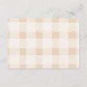 Baby Shower Book Club Thema Diapper Raffle Begleitkarte (Rückseite)