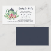 Baby Shower Books for Baby Tee Party Begleitkarte (Vorne/Hinten)