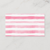 Baby Shower Books for Baby Watercolor Watermelon Begleitkarte (Rückseite)