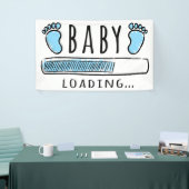 Baby Shower Boy | Babybett Banner (Messeveranstaltung)