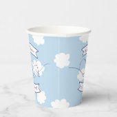 Baby Shower Boy Cloud Thema Blue Sky Pappbecher (Rechts)