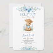 Baby Shower Boy Einladung (Vorderseite)