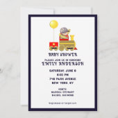 Baby Shower Boy Einladung (Vorderseite)