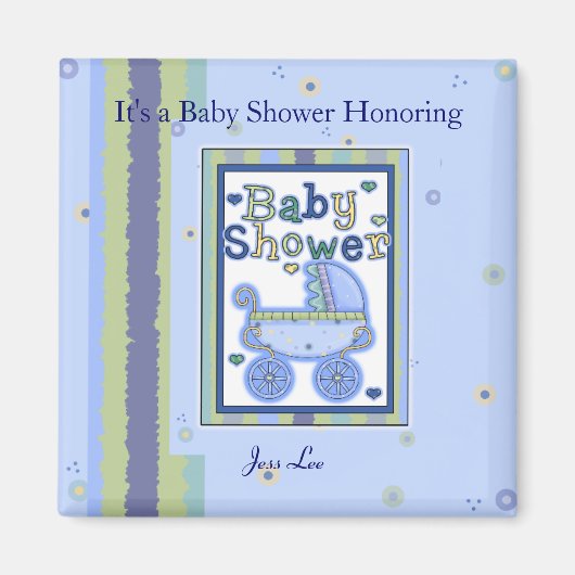 Baby Shower Boy Magnet (Vorne)