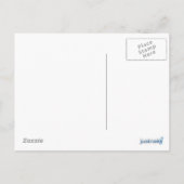 Baby Shower Boy Postcard Einladungspostkarte (Rückseite)