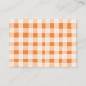 Baby Shower Brewing Pumpkin Spice Books for Baby Begleitkarte (Rückseite)