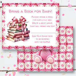 Baby Shower Bring a Book for Baby Flyer
