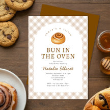 Baby Shower 'Brötchen im Ofen'
