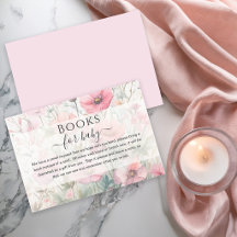 Baby Shower Bücher für Baby Romantische Wildblume
