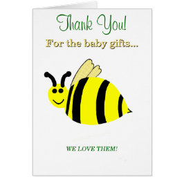 Baby Shower Bumble Bee Thank You