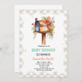 Baby Shower By Mail party Invitation Einladung (Vorne/Hinten)