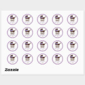 Baby Shower Carriage Stickers Favoriten (Blatt)