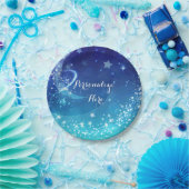 Baby Shower Celestial Moon Sparkle Sky Party Pappteller (Party)