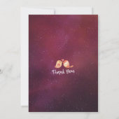 Baby Shower Chic Boho Floral Feathers Burgundy Red Einladung (Rückseite)