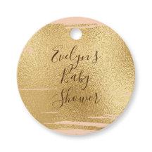 Baby Shower Classic Pink und Gold