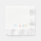 Baby Shower Cocktail Napkins Serviette (Vorderseite)