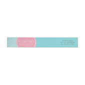 Baby Shower Collection - Pink & Aqua Blue Chevrons (Person)