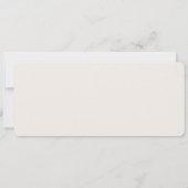 Baby Shower Concert Ticket Invitation (Rückseite)