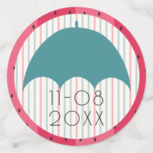 Baby Shower Confetti Watermelon Picnic Konfetti (Groß Rückseite)