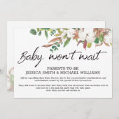 Baby Shower Corona Virus Stornierungskarte Einladung (Vorne/Hinten)