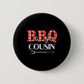 Baby Shower Cousin Bbq Party Cute Matching Family Button (Vorderseite)