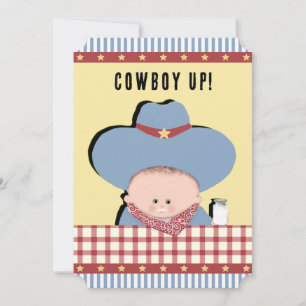 Baby Shower Cowboy Einladung
