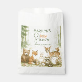 Baby Shower Cute Woodland Baby Animals Geschenktütchen