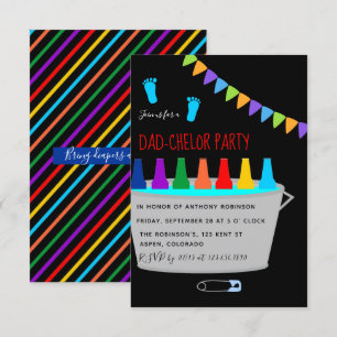 Baby-Shower-Dachshund-Bierfass-Party Einladung