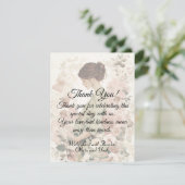 Baby Shower Dankeskarte (Stehend Vorderseite)