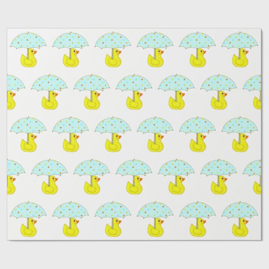 Baby Shower Décor Geschenkpapier (Flach)