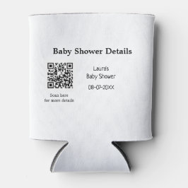 BABY SHOWER DETAILS QR SCAN CODE MINIMAL MODERN RU DOSENKÜHLER