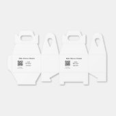 BABY SHOWER DETAILS QR SCAN CODE MINIMAL MODERN RU GESCHENKSCHACHTEL (Ungefaltet)