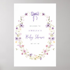 Baby-Shower-Download Willkommensschild Poster
