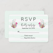 Baby Shower Ei Nesting w/Flamingo & Bunny UAWG RSVP Karte (Vorne/Hinten)