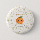 Baby Shower Ein kleiner Süßling Button (Vorderseite)