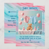 " BABY SHOWER EINLADUNG " (Vorne/Hinten)