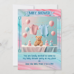 " BABY SHOWER EINLADUNG "