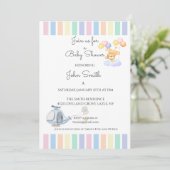 BABY SHOWER EINLADUNG (Stehend Vorderseite)