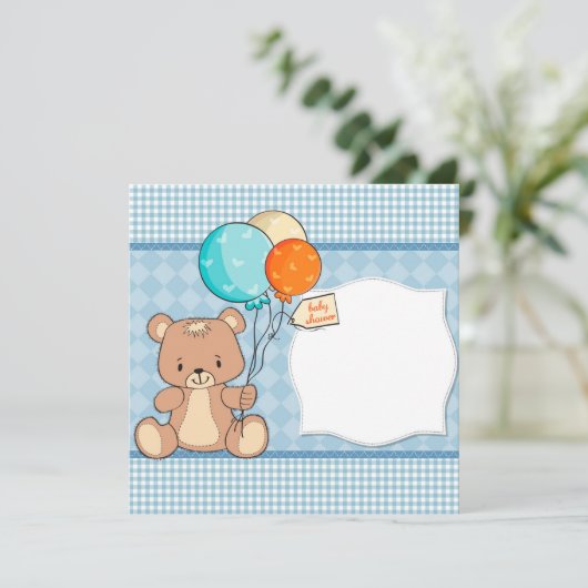 Baby Shower Einladung (Stehend Vorderseite)