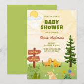 Baby Shower Einladung (Vorne/Hinten)
