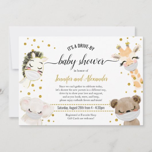 Baby Shower Einladung (Vorderseite)